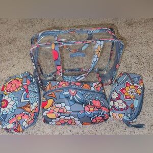 VERA BRADLEY TRAVEL SET